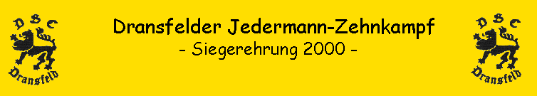- Siegerehrung 2000 -