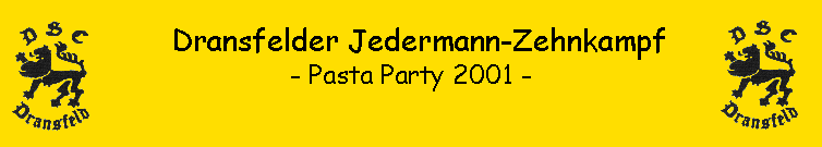 - Pasta Party 2001 -